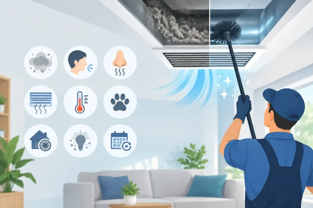 9 Clear Signs Your Air Ducts Need Cleaning