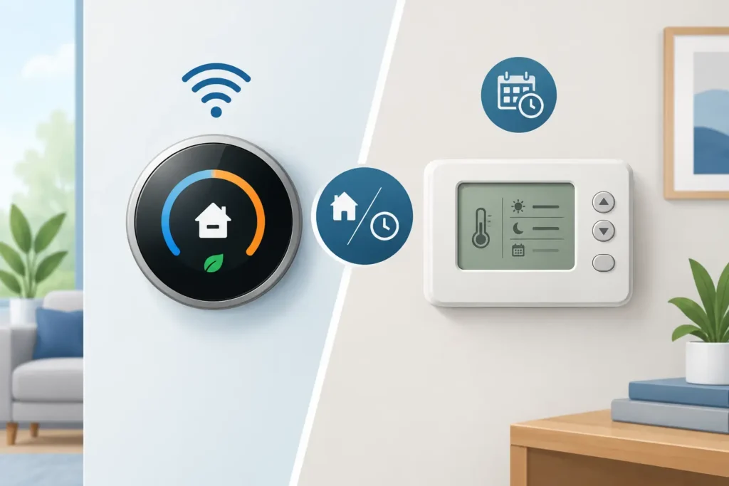 Smart Thermostat vs Programmable Thermostat
