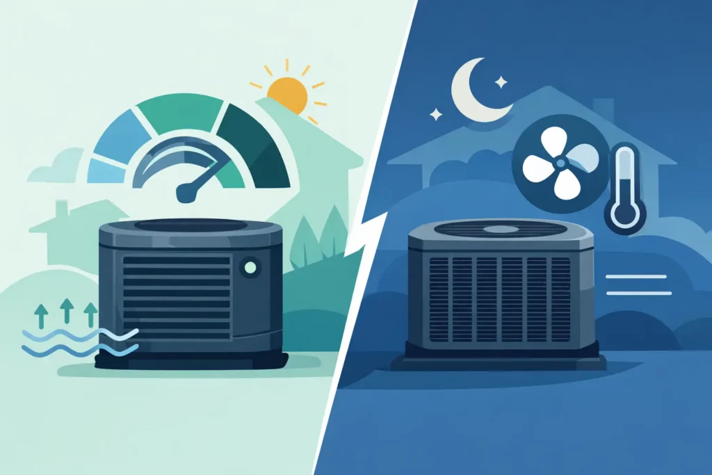 Variable Speed Versus Single Stage AC Compared