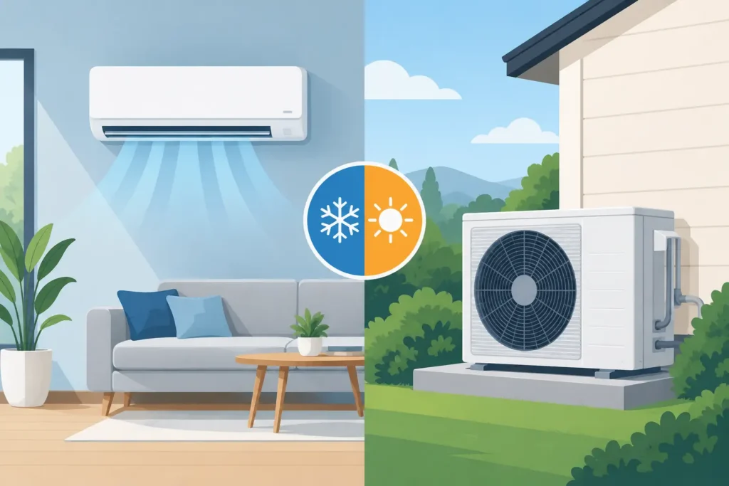 Ductless Mini Split vs Heat Pump Choices